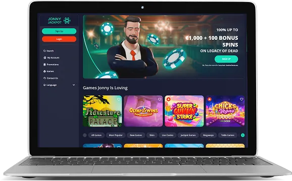 Jonny Jackpot Casino Desktop